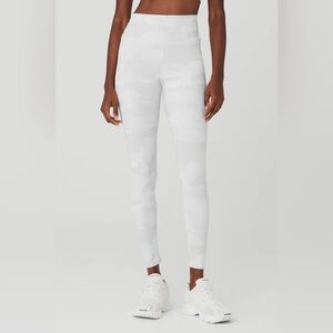 ALO white camo leggings